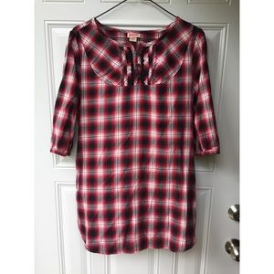 Mossimo Supply Co Plaid Tunic